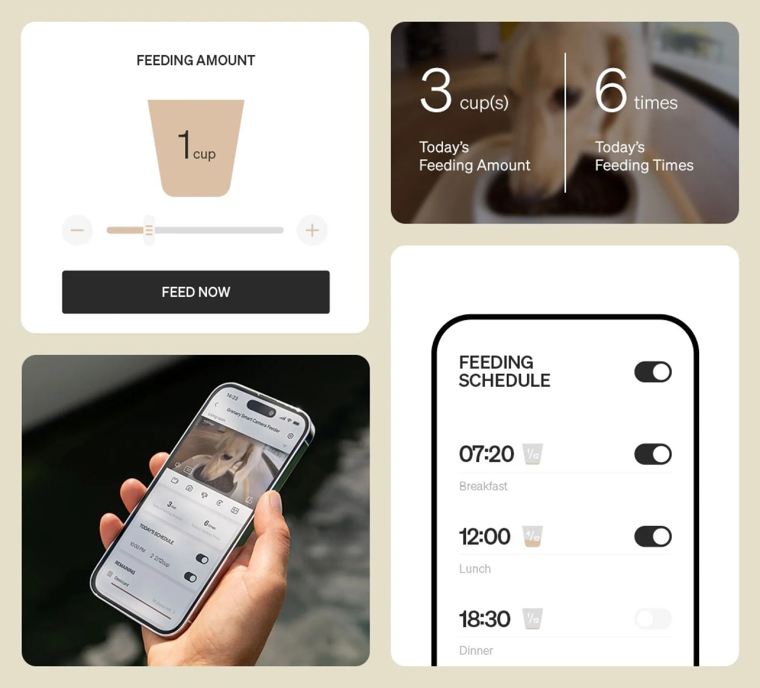 wifi pet feeder mobile app control